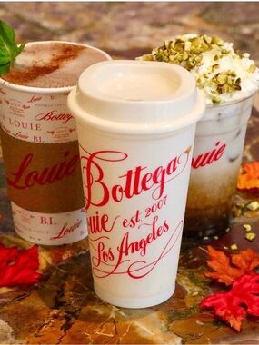 "Bottega Louie" established in 2007 in Los Angeles hot cold reusable travel cup